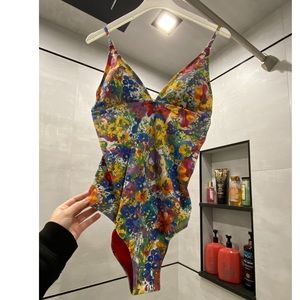 Stella McCartney floral one piece bathing suit